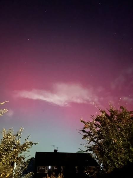 Northern lights currently visible!