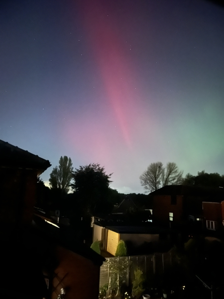 Northern lights currently visible!