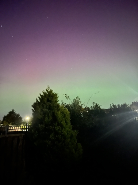 Northern lights currently visible!