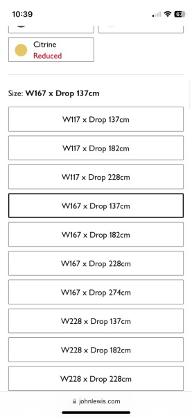 How do I measure off the shelf curtains?