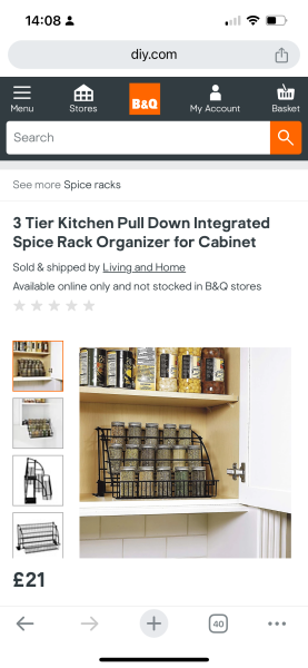 Food cupboards a mess  pic included.