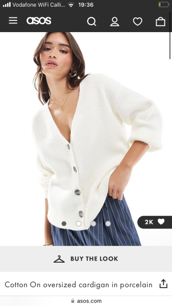 SOS a very white cardigan?