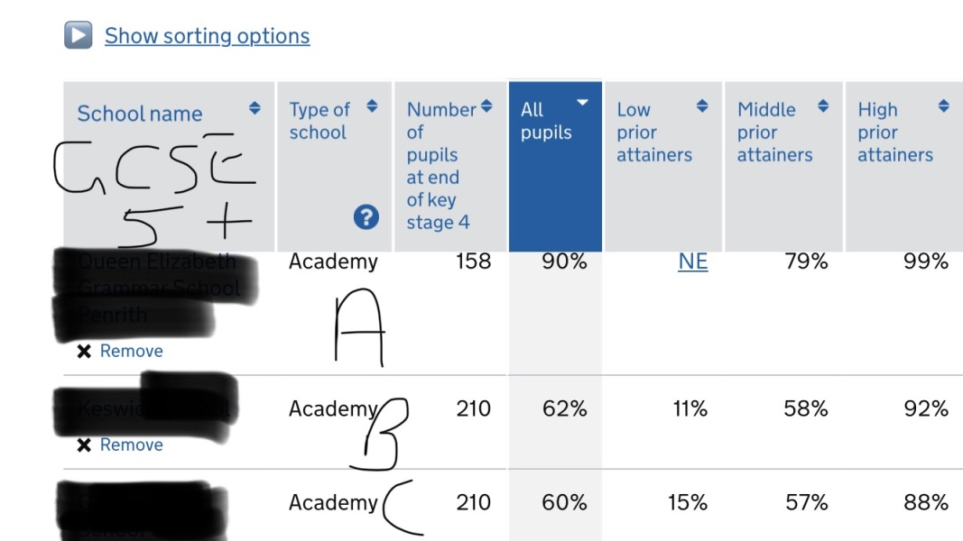 Cant decide between grammar school and local/comprehensive school.