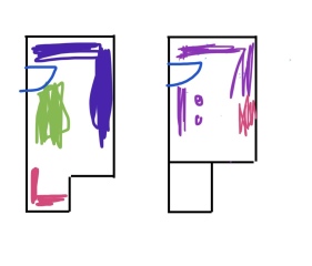 No downstairs toilet or very cramped downstairs toilet?