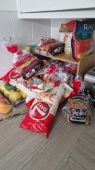 Food cupboards a mess  pic included.