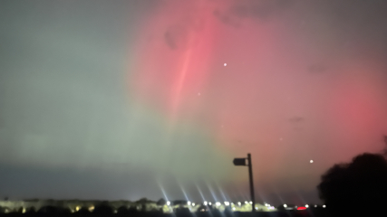 Northern lights currently visible!