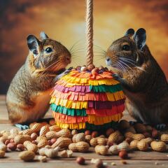 Bluestockings & Orange Wellies: Welcome to the Degu Station!