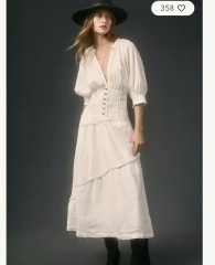 What colour to dye white linen dress?