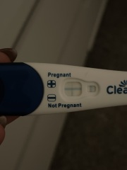 Thin blue line clear blue test