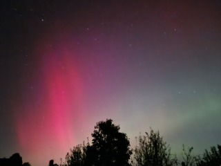 Northern lights currently visible!