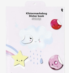 Does anyone know where I can get sticker books with fill in the blank shapes?