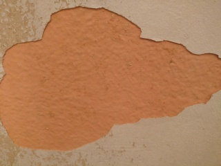 What is this under the wallpaper?