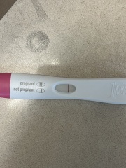 Faint line?