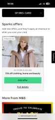 What is the point of an M&S Sparks card?