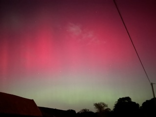 Northern lights currently visible!