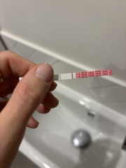 Faint positive 10dpo then big dip in bbt?