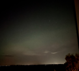 Northern lights currently visible!