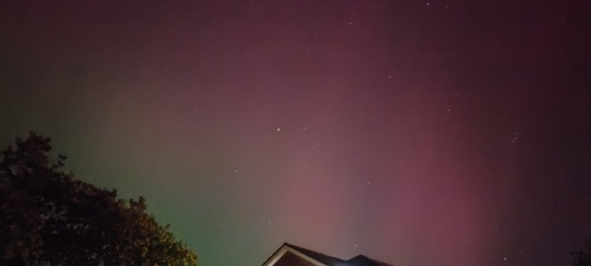 Northern lights currently visible!
