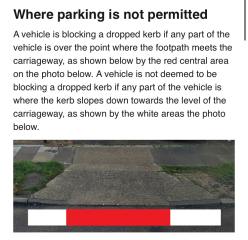 To be annoyed by this parking?