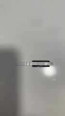 Digital saying not pregnant but evident line
