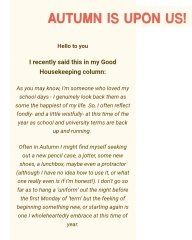 The Autumnal Christmas Chronicles Preamble - Thread 2 further ramblings