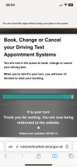To consider flying to Scotland from London just for a driving test!!