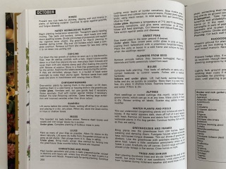 Is there a book/course that will tell me what to do when in my garden?
