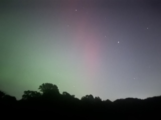 Northern lights currently visible!