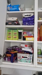 Food cupboards a mess  pic included.