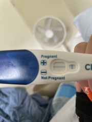 Left for 5-10 mins a now a blue line