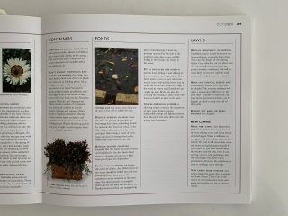 Is there a book/course that will tell me what to do when in my garden?