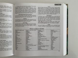 Is there a book/course that will tell me what to do when in my garden?