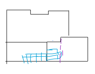 No downstairs toilet or very cramped downstairs toilet?