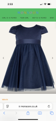 Longshot but navy dress from JoJo for 2 year old!