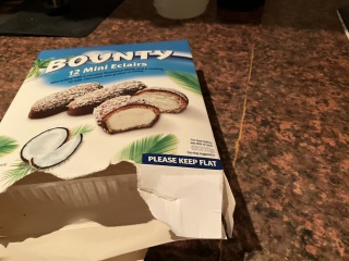 I am such an idiot. Bounty ice cream that is not ice cream