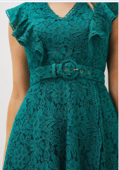 Menopausal winter wedding guest dress