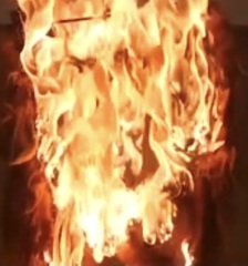 Halloween costume fires.