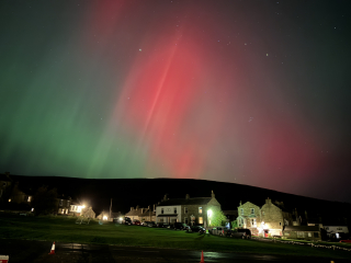 Northern lights currently visible!