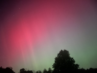 Northern lights currently visible!