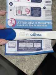 Almost invisible line at 7dpo??