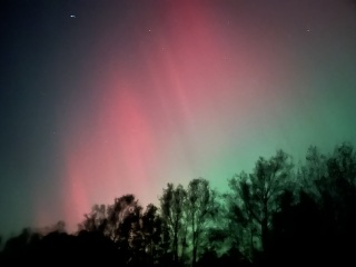 Northern lights currently visible!