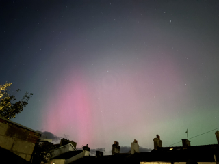 Northern lights currently visible!