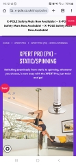 Type of pole for pole fitness