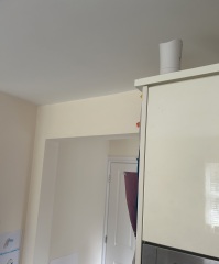 Paint with cream gloss cupboards