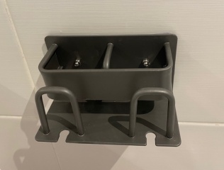 Toothbrush holders that don't become disgusting