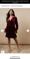 Please help me find THE velvet dress