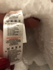 Please could you show me the labels on your BRANDED Oodie