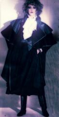 New Romantic blouse from the 1980s, how