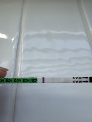 Evaporation line or faint line!