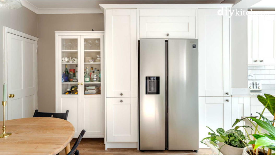 How do people incorporate fridge freezers into new kitchens these days?